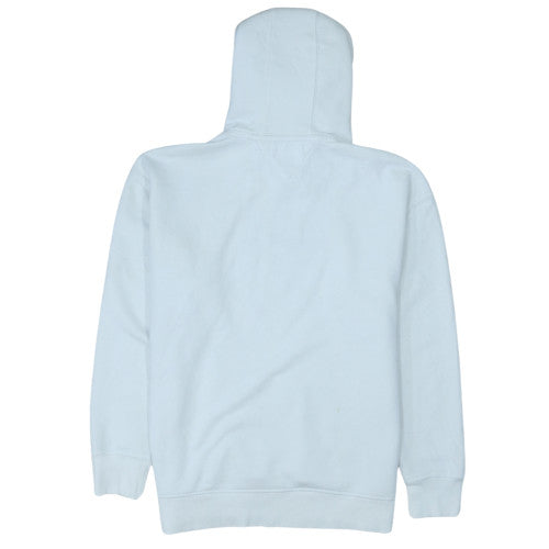 Tommy Jeans Men's White Pullover Hoodie M Logo Fleece Sweatshirt
