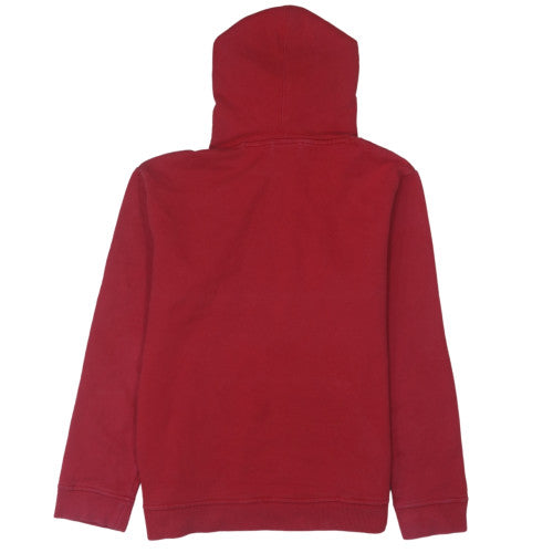 Adidas Men's Red Pullover Hoodie Size L Regular Fit Sportswear