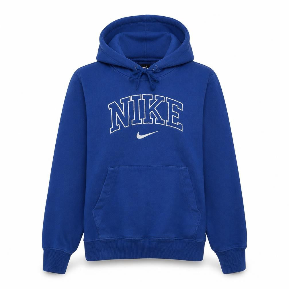Nike Womens Blue Pullover Hoodie Small Standard Fit Cotton Blend