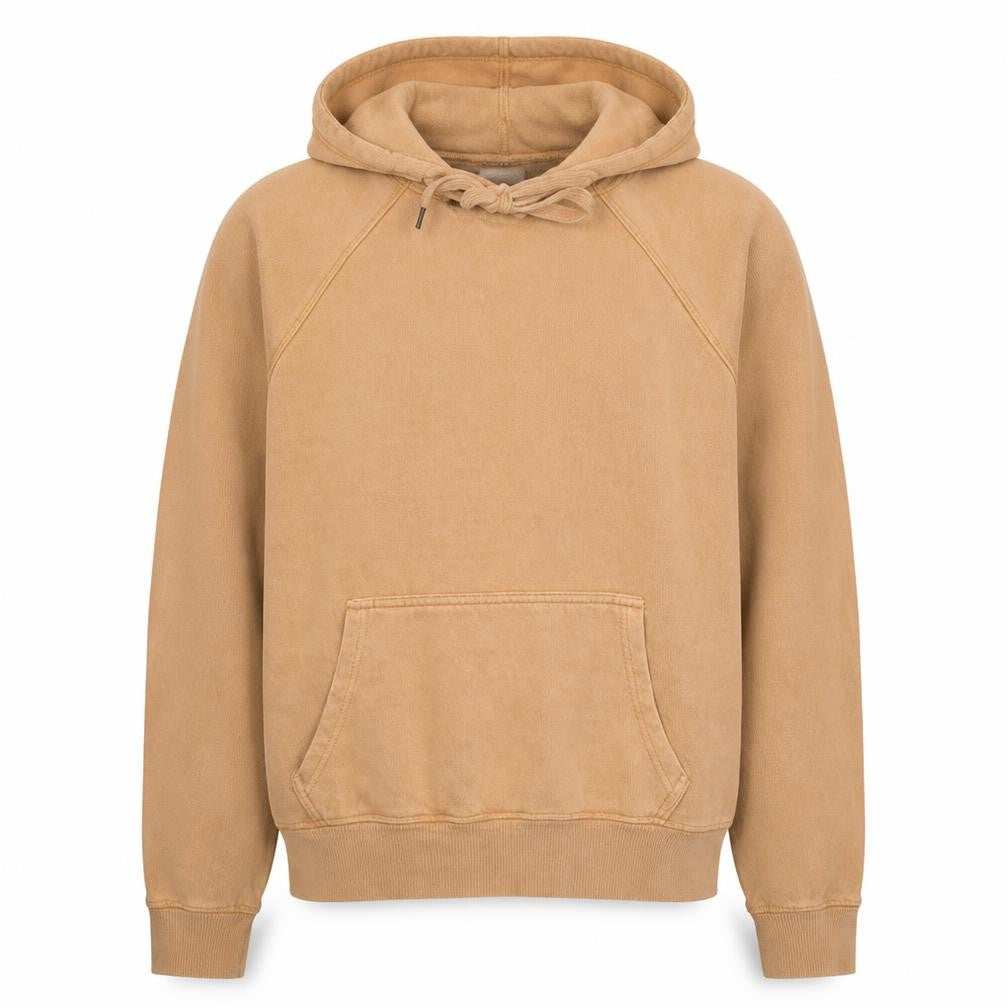Billabong Mens Beige Pullover Hoodie L Fleece Cotton Blend