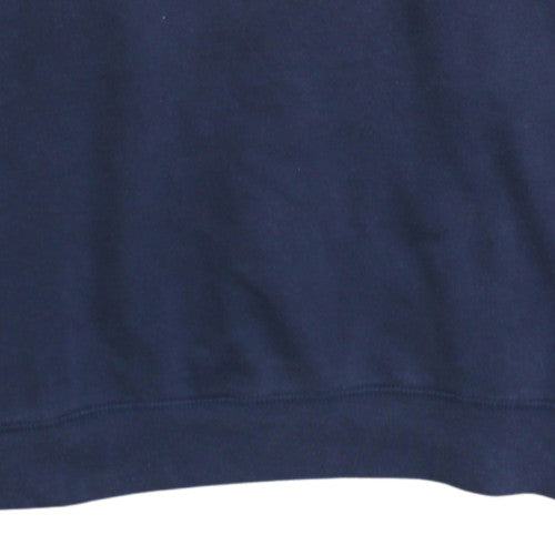 GAP Men's Navy Blue Crew Neck Logo Sweatshirt XXL Cotton Blend