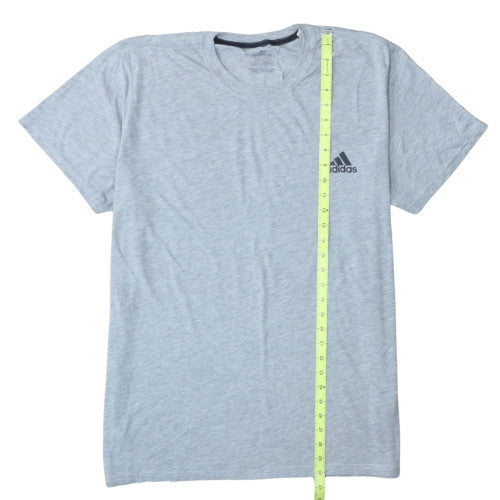 Adidas Men's Grey 2XL Crew Neck Short Sleeve Sports T-Shirt
