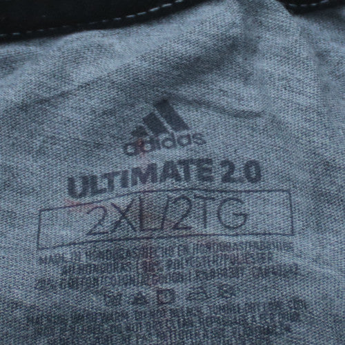 Adidas Men's Grey 2XL Crew Neck Short Sleeve Sports T-Shirt