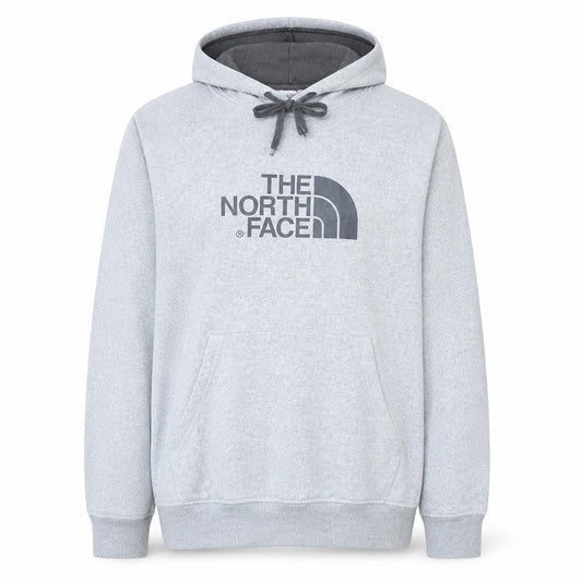The North Face Men's Grey XL Pullover Hoodie Fleece Outdoor Sweatshirt