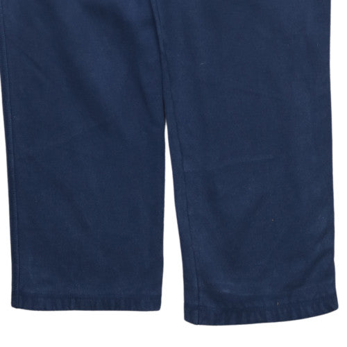 Nike Men's Blue Jogger Sweatpants L Cotton Blend Elastic Waist