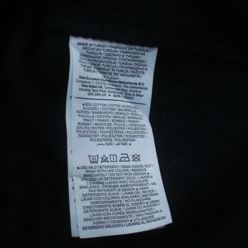 Nike Men's Black Small Crew Neck Graphic Pullover Sweatshirt