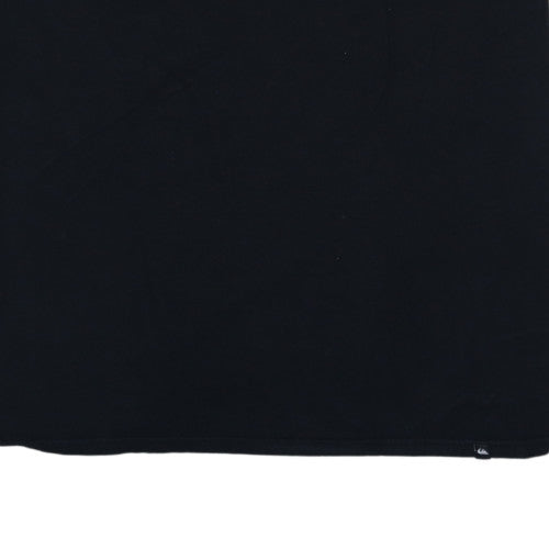 Quiksilver Men's Black XL Regular Fit Cotton Graphic T-Shirt