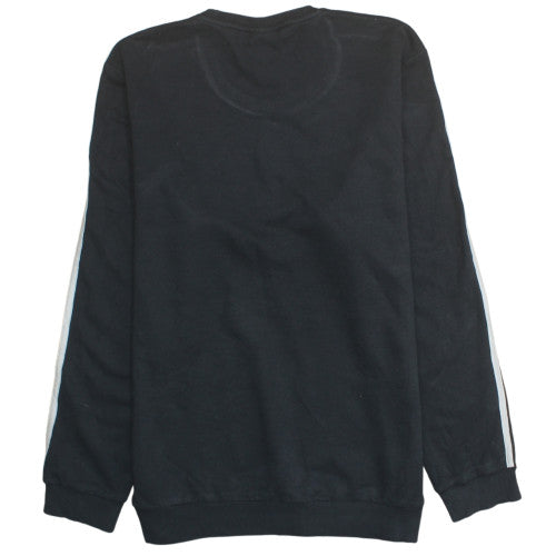 Adidas Men's Black Long Sleeve Crew Neck Pullover Sweatshirt L