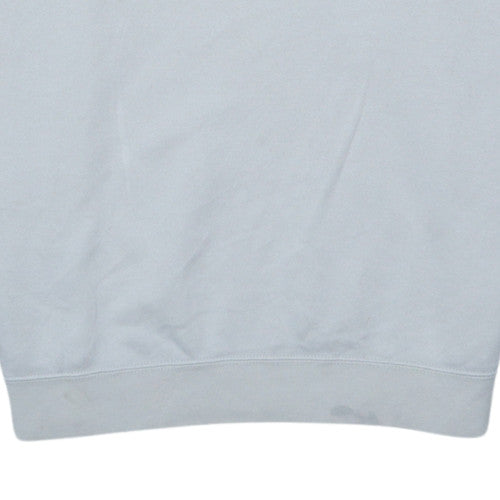 Nike Men's Grey Crew Neck Pullover Sweatshirt M Regular Fit