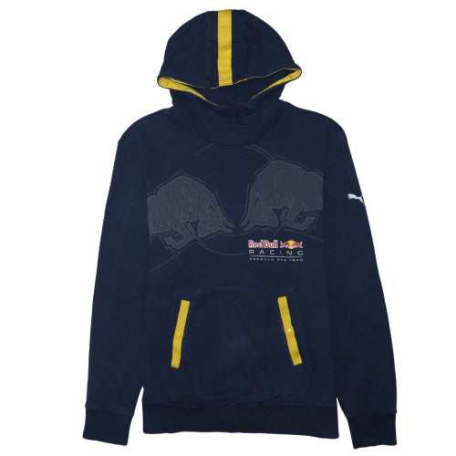Puma Red Bull Racing Men's Blue Pullover Hoodie Size L