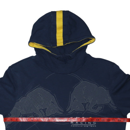 Puma Red Bull Racing Men's Blue Pullover Hoodie Size L