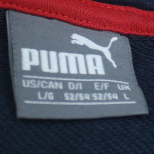 Puma Red Bull Racing Men's Blue Pullover Hoodie Size L
