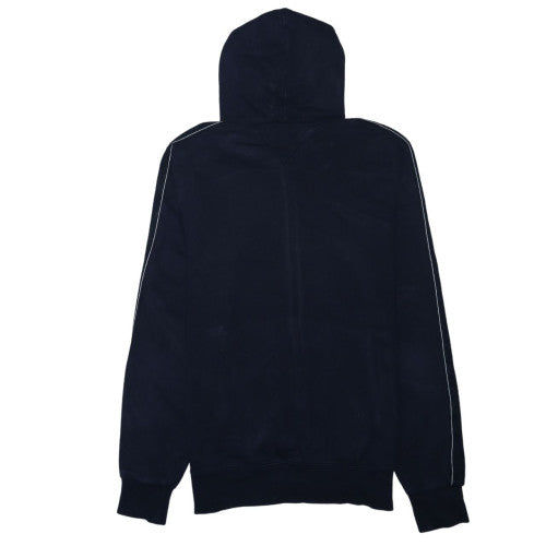 Tommy Hilfiger Men's Blue Full Zip Hoodie L Cotton Classic