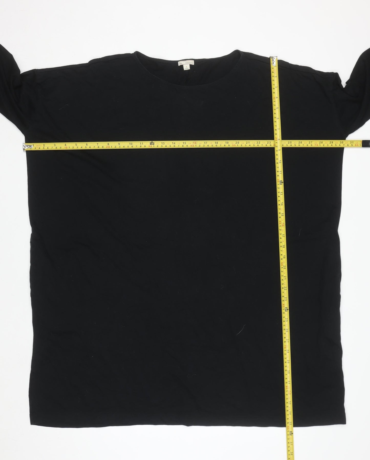 Gap Men's Black Cotton Modal Short Sleeve Crew Neck T-Shirt Size L