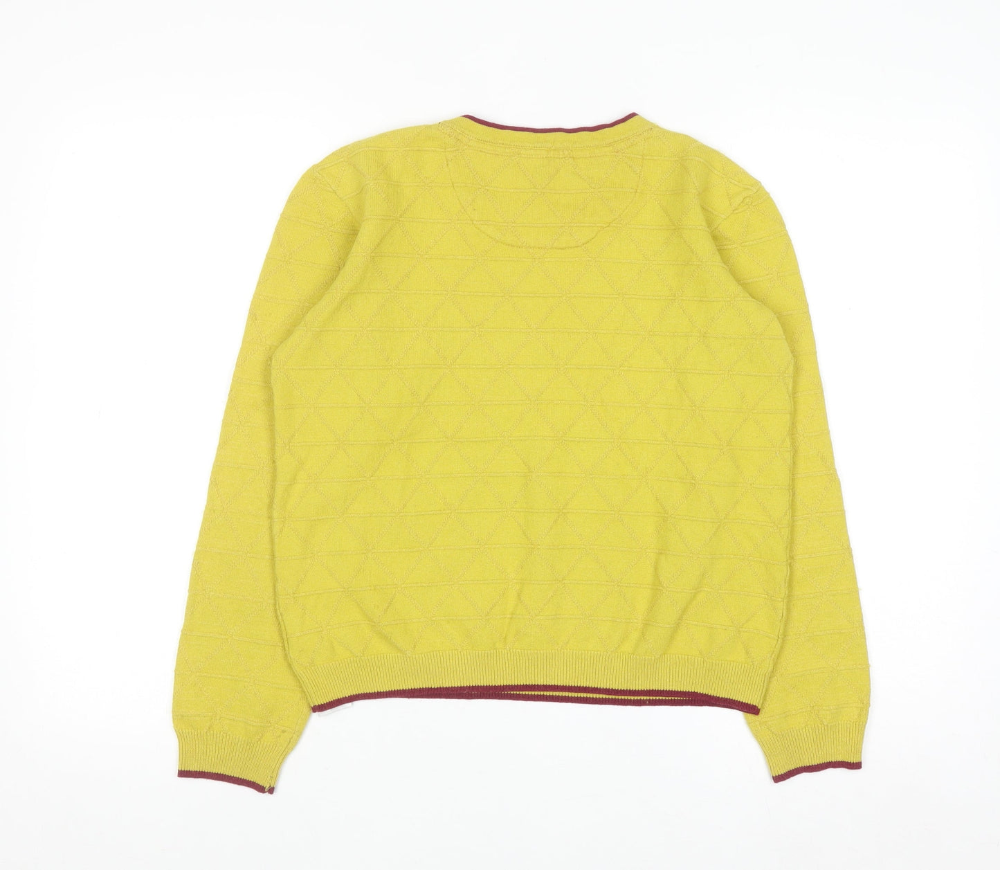 Baker by Ted Baker Girls Yellow Knit Crew Neck Pullover Sweatshirt 12-13 Years