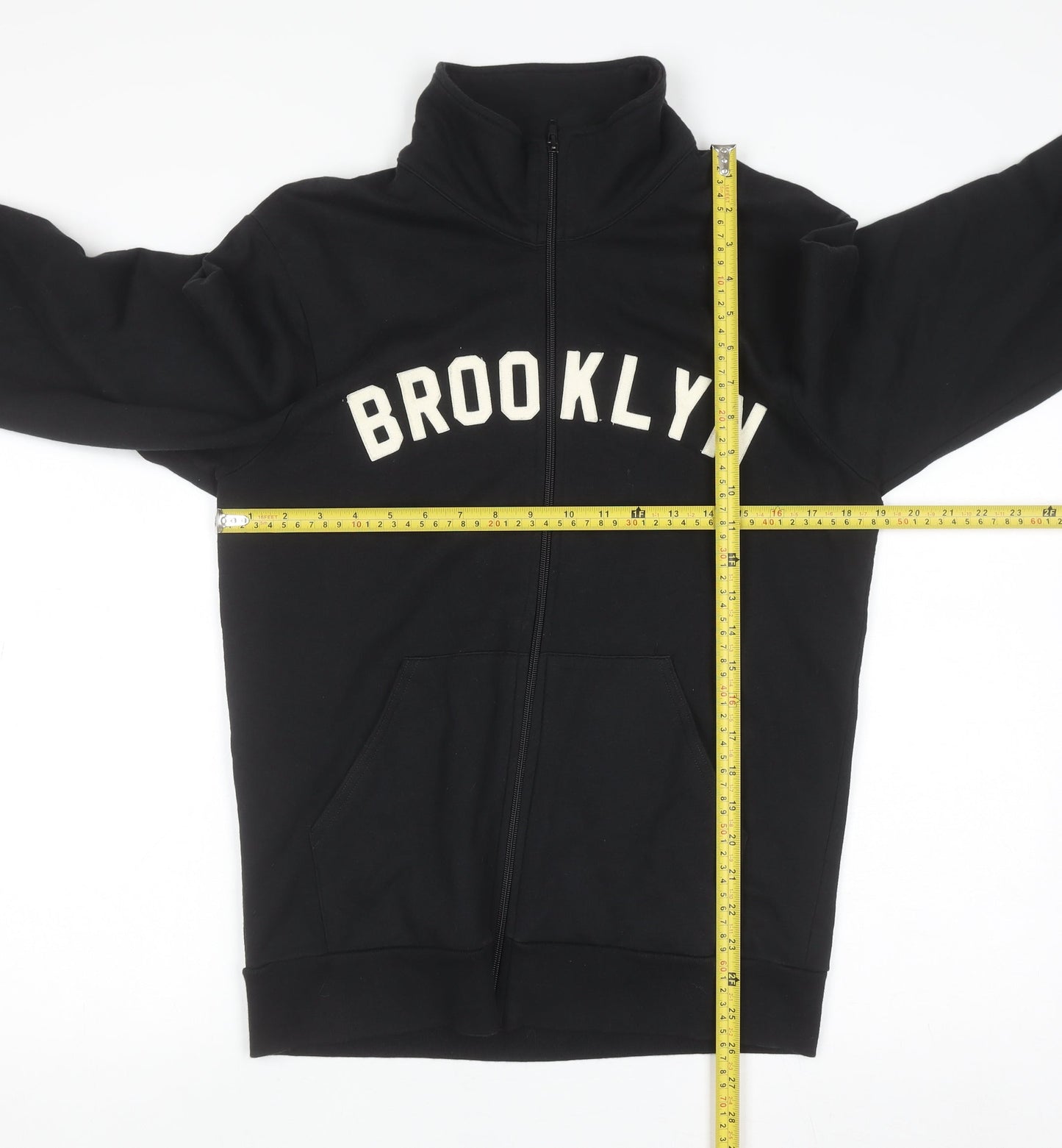American Apparel Men's Black Brooklyn Full Zip Sweatshirt M