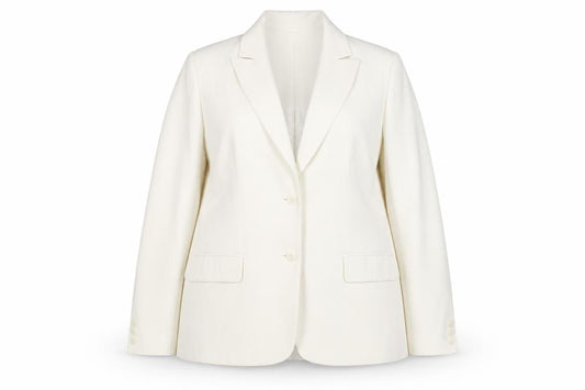 Autonomy Classic Women's Ivory Blazer Size 18 Single Breasted Jacket