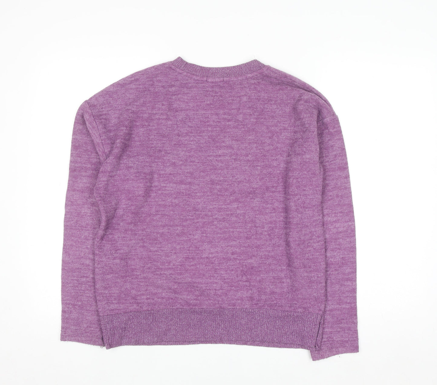 Stradivarius Women's Purple XS Knit Pullover Jumper