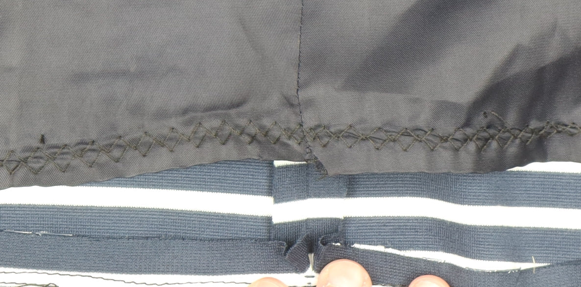 Next Women Navy Striped Blazer Size 8 Classic Lined Jacket