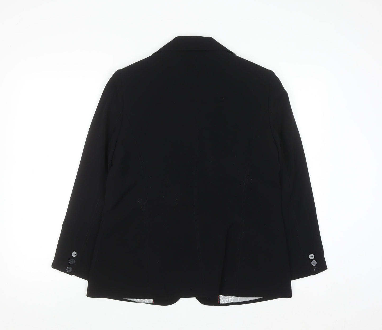 Marks and Spencer Womens Black Size 14 Classic Blazer Jacket