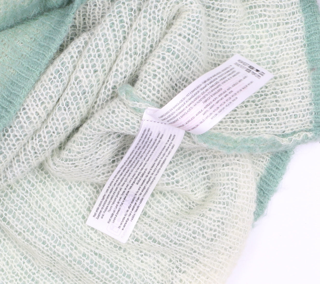 Primark Rita Ora Women's Green XS Mohair Blend Crew Neck Jumper