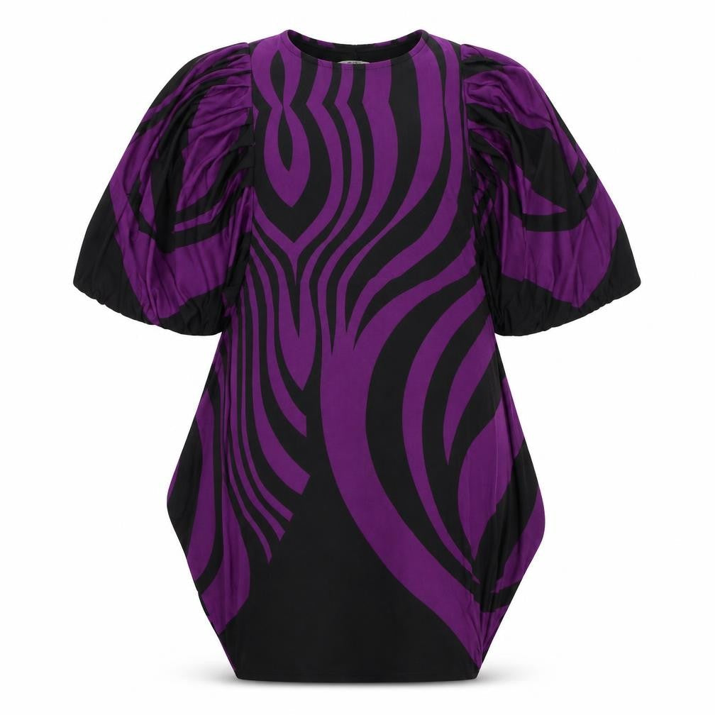Culture Women’s Purple Zebra Print Shift Dress Size 8