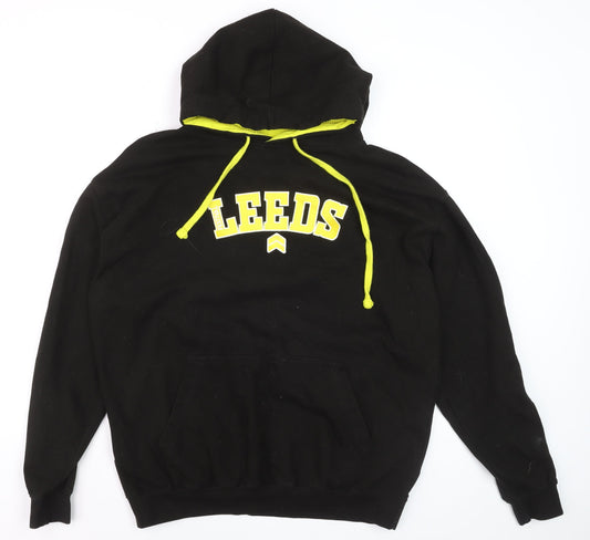 Just Hoods Mens Black XL Pullover Leeds Festival 2022 Hoodie