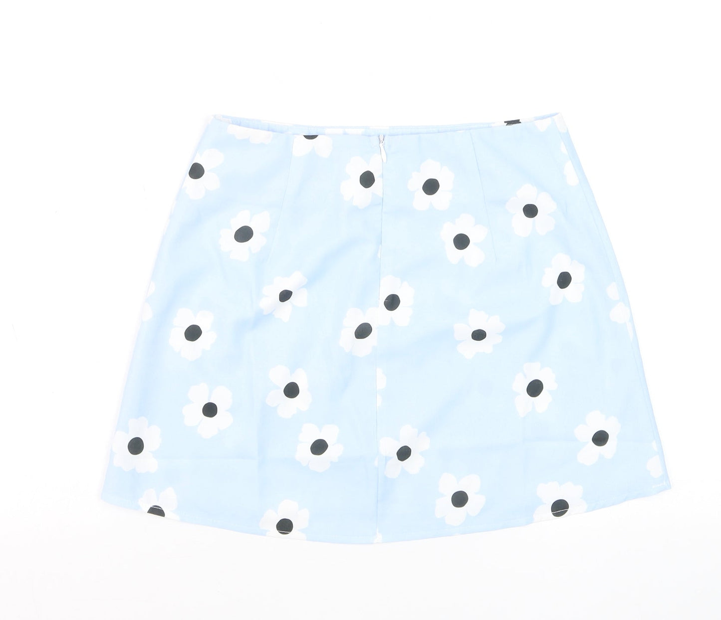 Princess Polly Women's Blue Floral A-Line Mini Skirt Size 6
