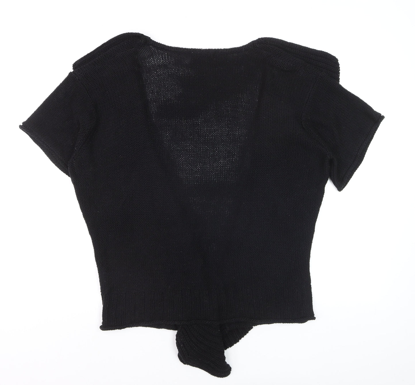 Marks and Spencer Women’s Black Short Sleeve Knit Cardigan M