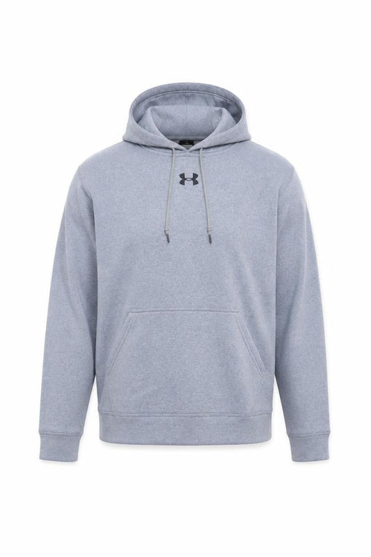 Under Armour Men's Grey Pullover Hoodie M Sports Fleece