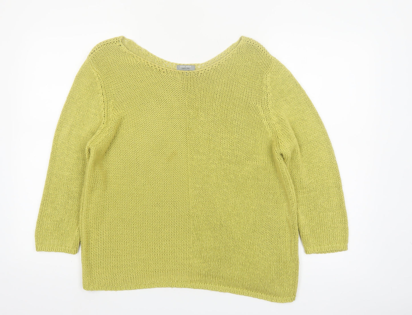 Marks and Spencer Per Una Women’s Green L Chunky Knit Jumper