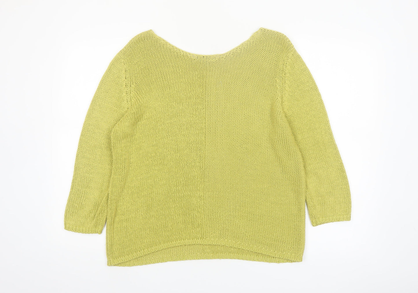 Marks and Spencer Per Una Women’s Green L Chunky Knit Jumper