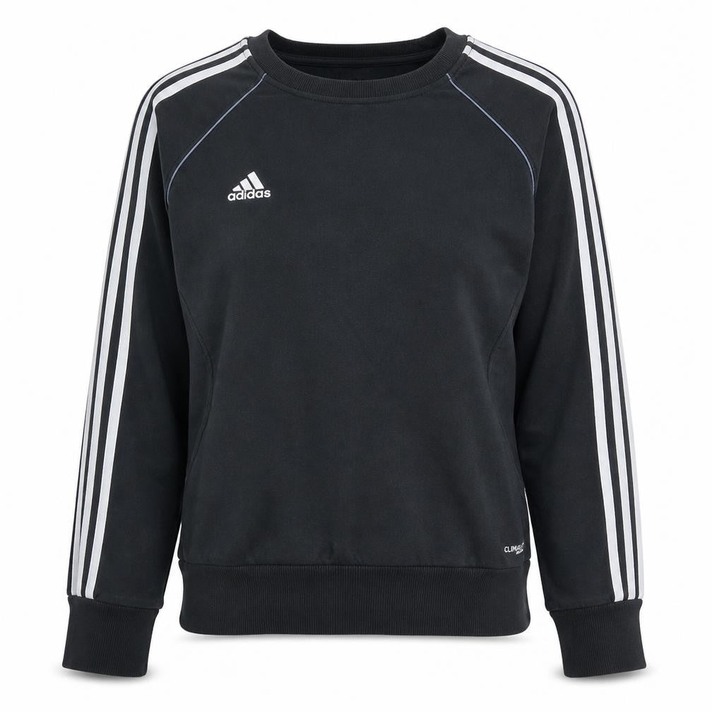 Adidas Womens Black Size 16 Pullover Crew Neck Sweatshirt