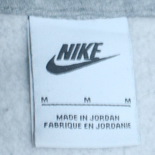 Nike Men's Grey Full Zip Fleece Hoodie Size M