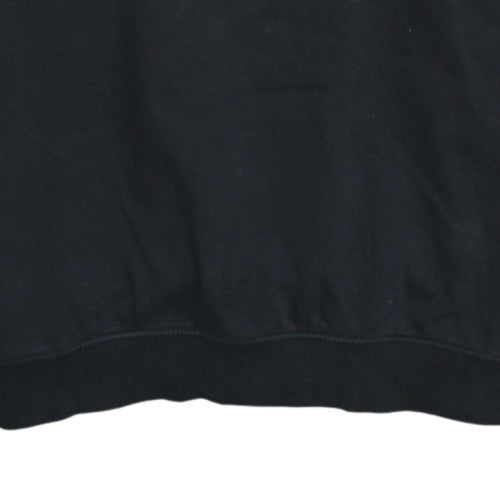 Kappa Men's Black Large Logo Pullover Sweatshirt