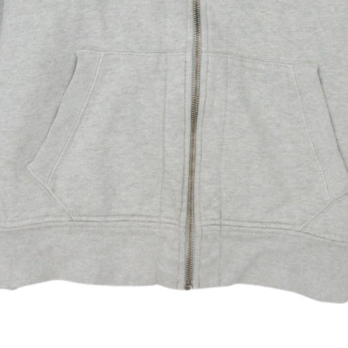 Ralph Lauren Men's Grey Full Zip Hoodie L Logo Classic Style