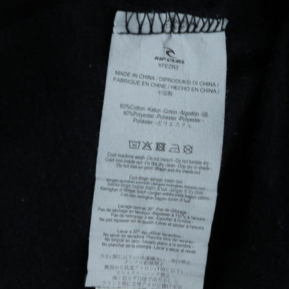 Additional view of Rip Curl boys’ black pullover hoodie 16 years surf logo fleece sweatshirt
