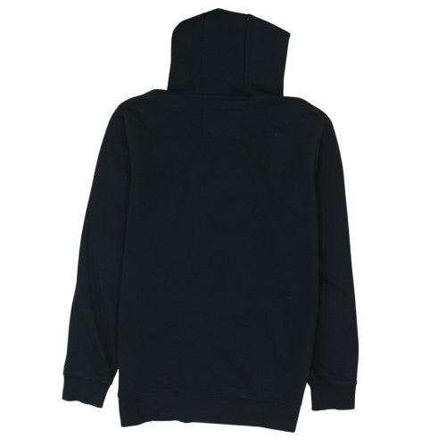 Quiksilver Women's Black L Pullover Hoodie with Logo Print