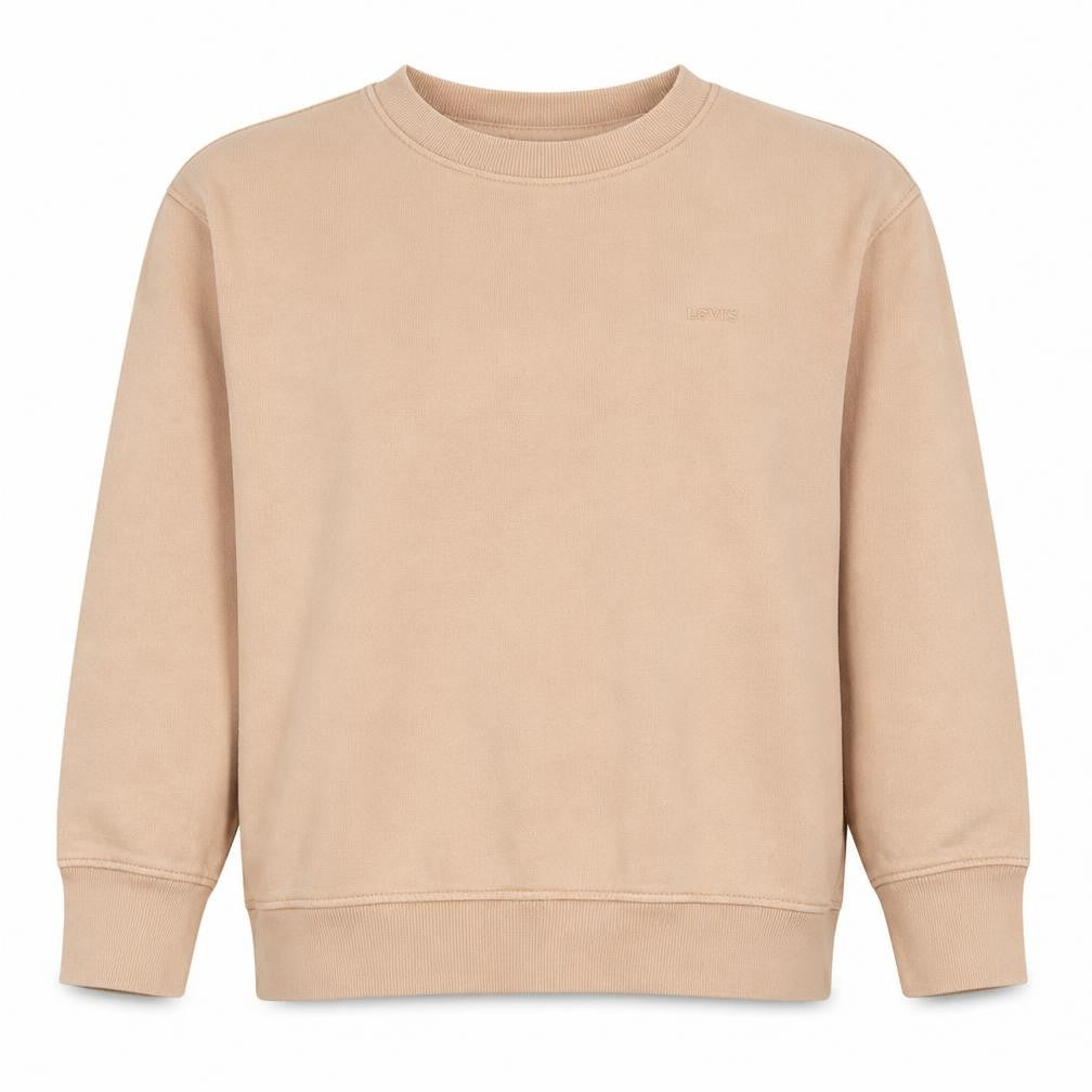 Levi's Womens Beige Crew Neck Long Sleeve Sweatshirt Size L