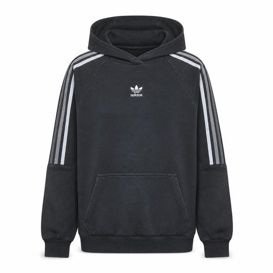 Adidas Women's Black Full Zip Hoodie Size M Cotton Blend