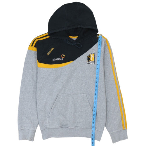 O'Neills Men's Grey Pullover Hoodie L Embroidered Sports Fleece