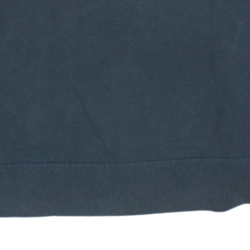Tommy Hilfiger Men's Black V-Neck Cotton Pullover Jumper M