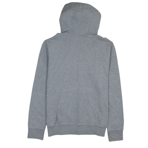 Timberland Men's Grey Pullover Hoodie L Logo Fleece Sweatshirt