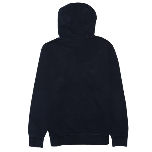 Nike Womens Black Medium Pullover Hoodie with Logo Print