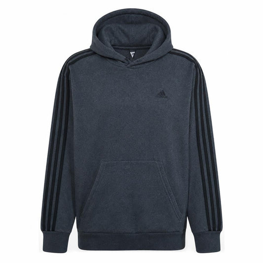 Adidas Men's Blue Pullover Hoodie Size M Fleece Sportswear