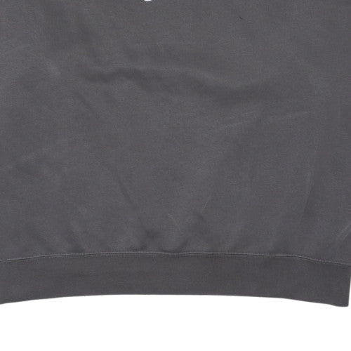 Nike Womens Grey L Crew Neck Pullover Sweatshirt