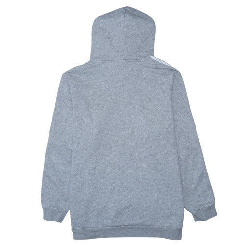 Adidas Men's Grey Pullover Hoodie Size L Regular Fit Fleece