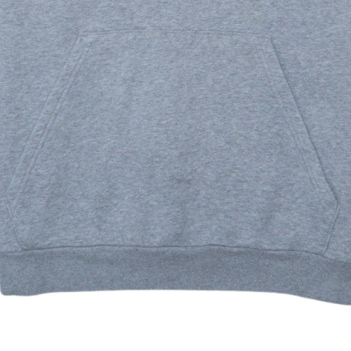 Adidas Men's Grey Pullover Hoodie Size L Regular Fit Fleece
