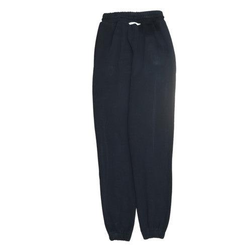 adidas Womens Black Sweatpants Size 4 Regular Fit Fleece Tapered