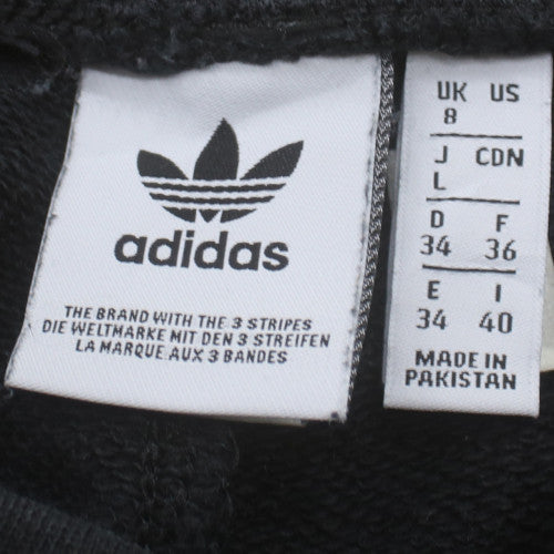 Adidas Womens Black Jogger Sweatpants Size 8 Cotton Blend